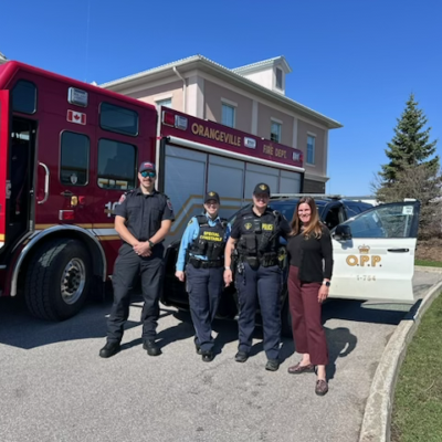 Thank you to our local heroes! Annual Charity Hockey Game!